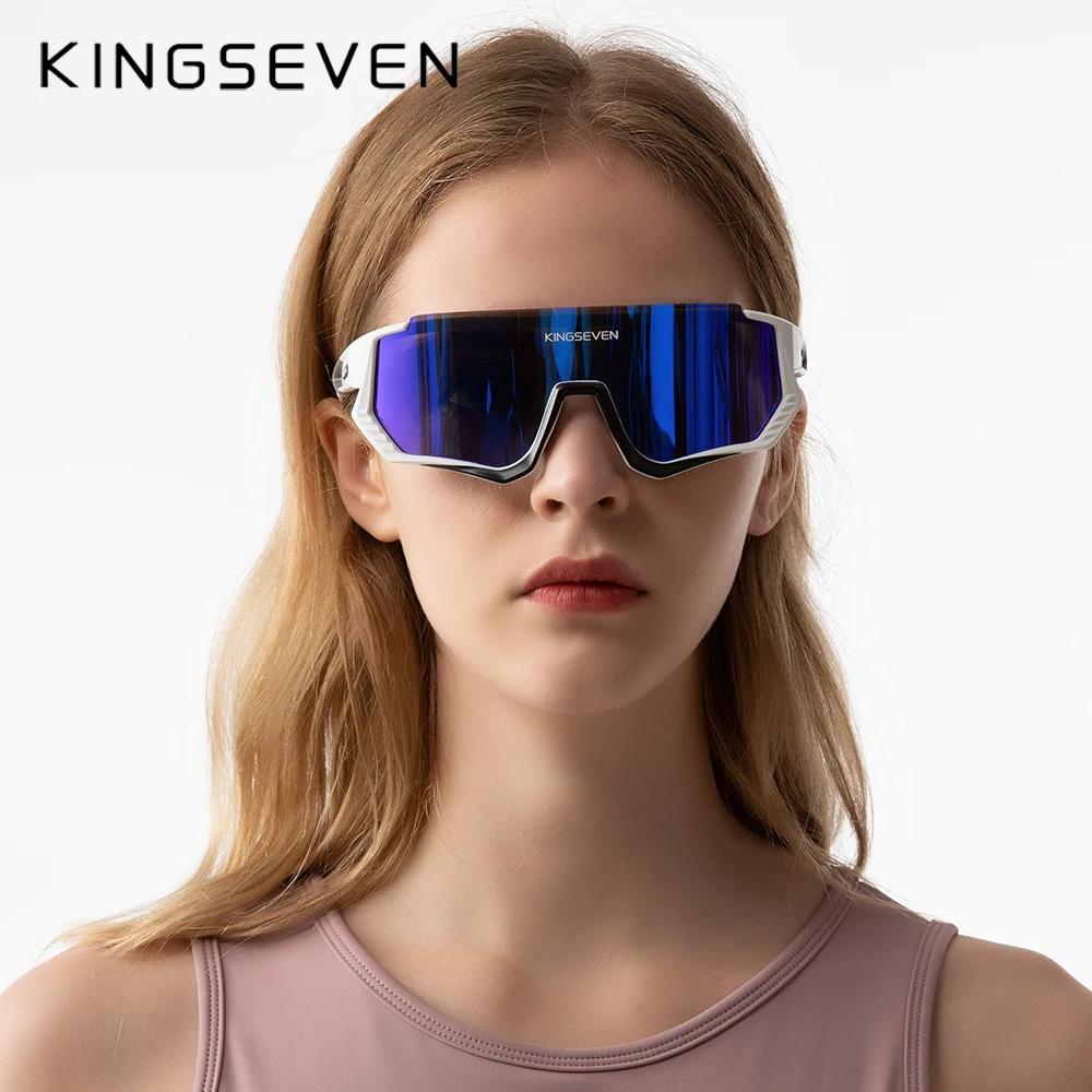 KINGSEVEN Neue Radsport-Sonnenbrille Herren Sport Damen MTB Fahrradbrille UV400 Polarisiert Angeln Schutz Brillen Outdoor