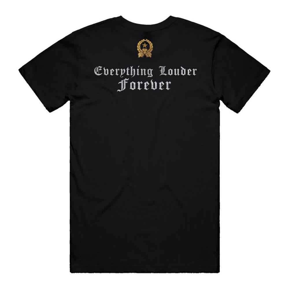 Motorhead T Shirt Everything Louder Forever Band Logo Mens new Official Black L