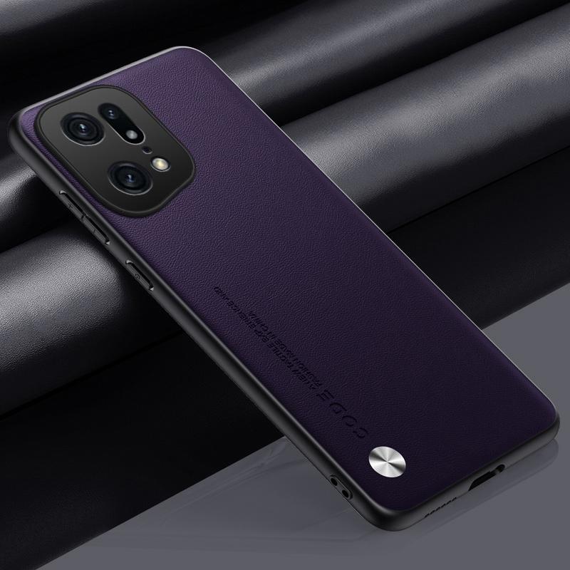 Luxury PU Leather Case For OPPO Find X5 Pro X5Pro Back Cover Silicone Shockproof Protection Phone Case For OPPO FindX5 Pro 5G