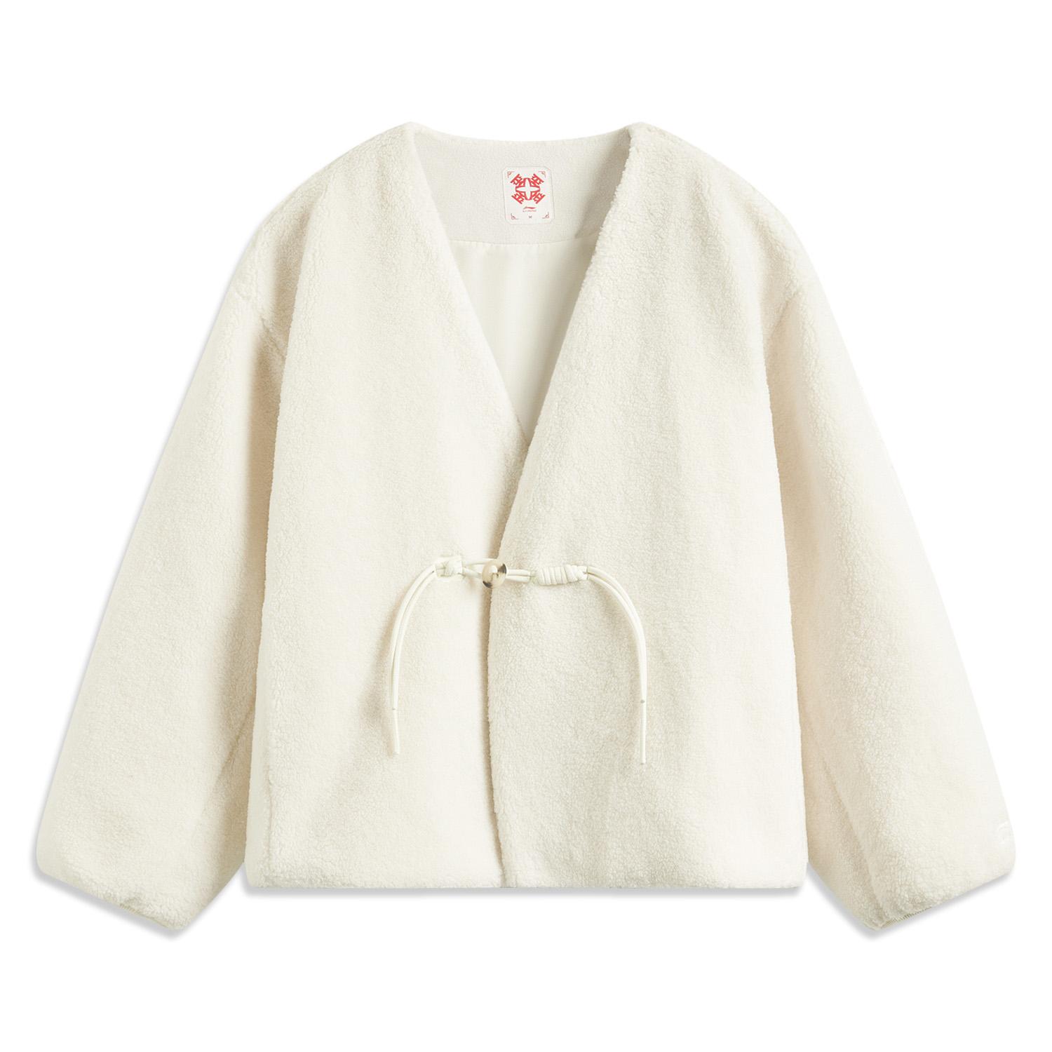 

Li Ning Удобный повседневный простой трикотажный свитер с V-образным вырезом для женщин, топы Off-White AFDV146-3