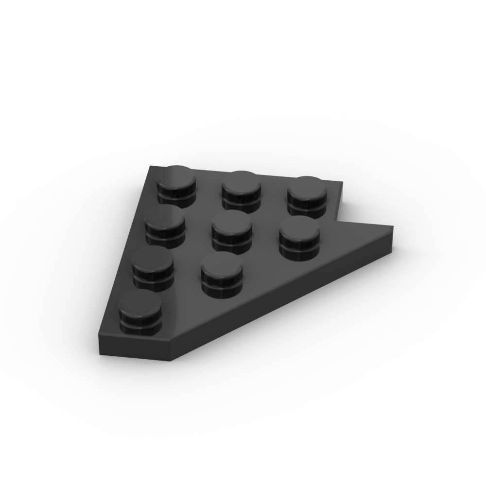 Non-Toxic Moc 10Pcs 3936 Puzzle High-Tech Wedge Plate 4X4 Wing Left Building Blocks Kit Particle Board Bricks Toys For Children Gifts