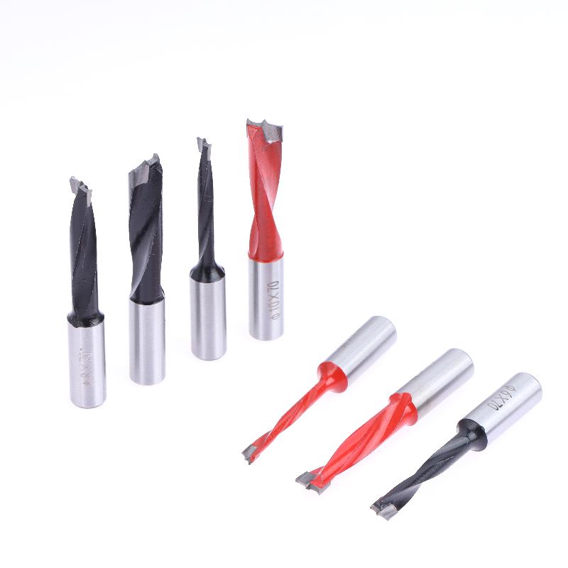 2 Flute Drill Bits 70Mm Length 10Mm Shank Left/Right Row Drill Carbide Hole Opener Wood Alloy Tool
