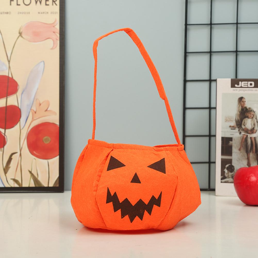 

Halloween Pumpkin Candy Bag Gift Storage Bag Trick or Treat Pumpkin Ghost Bags Skeleton Bat Halloween Supplies #04