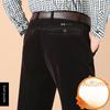 Men's Corduroy High-Waisted Loose Casual Trousers for Autumn/Winter (50+, Large Size)