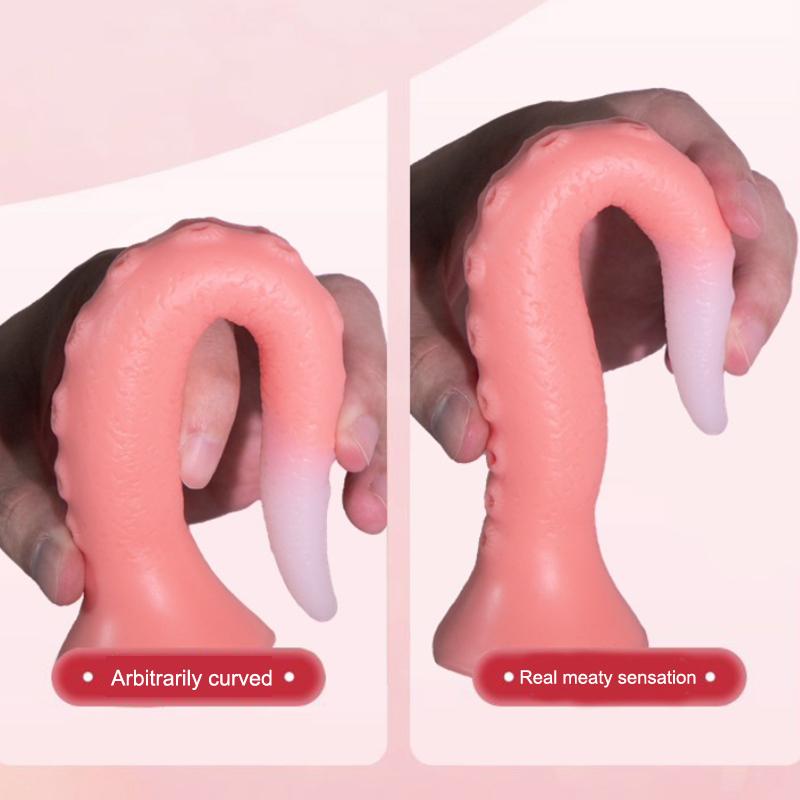 Silicone Octopus Long Anal Butt Plug Monster Dildo Penis Anus Vagina Dilator Tentacle Animal Couple Sex Toys Adults Goods