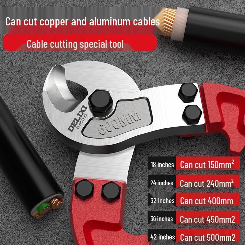 DELIXI ELECTRIC Heavy Duty Curved Blade Cable Cutter