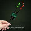 New Indicator Fishing Lure Slip Drift Tube 3 Light Bobbers Buoy Strike Bite Hook Color Change Floats Long Tail