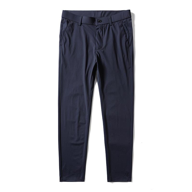 High End Tencel Casual Pants For Outerwear, Business Casual Shorts, Men'S Lightweight And Breathable Long Pants