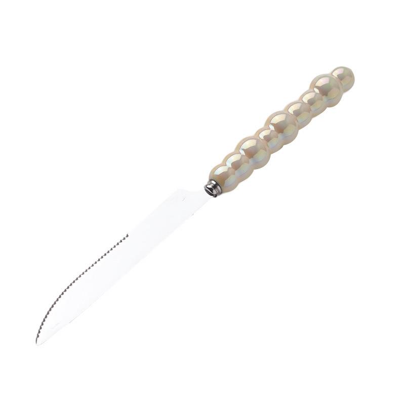 Light Luxury Creative Knife, Fork and Spoon Household Stainless Steel Steak Knife and Fork Western Dessert Spoon Tableware Set High Value