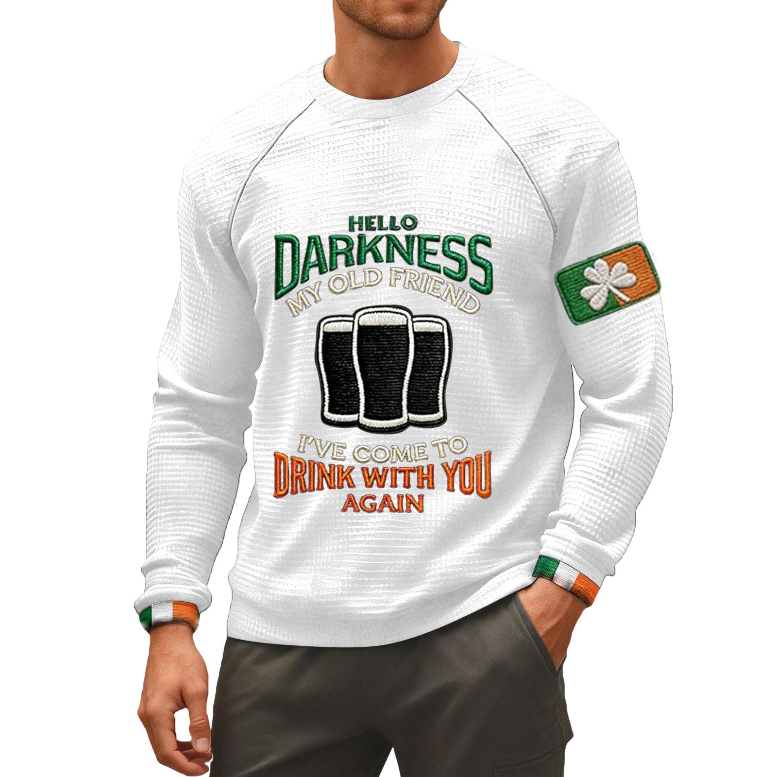 

Чоловіча футболка Darkness My Old Friend Ірландська пивна футболка Ірландія Футболка XXXL