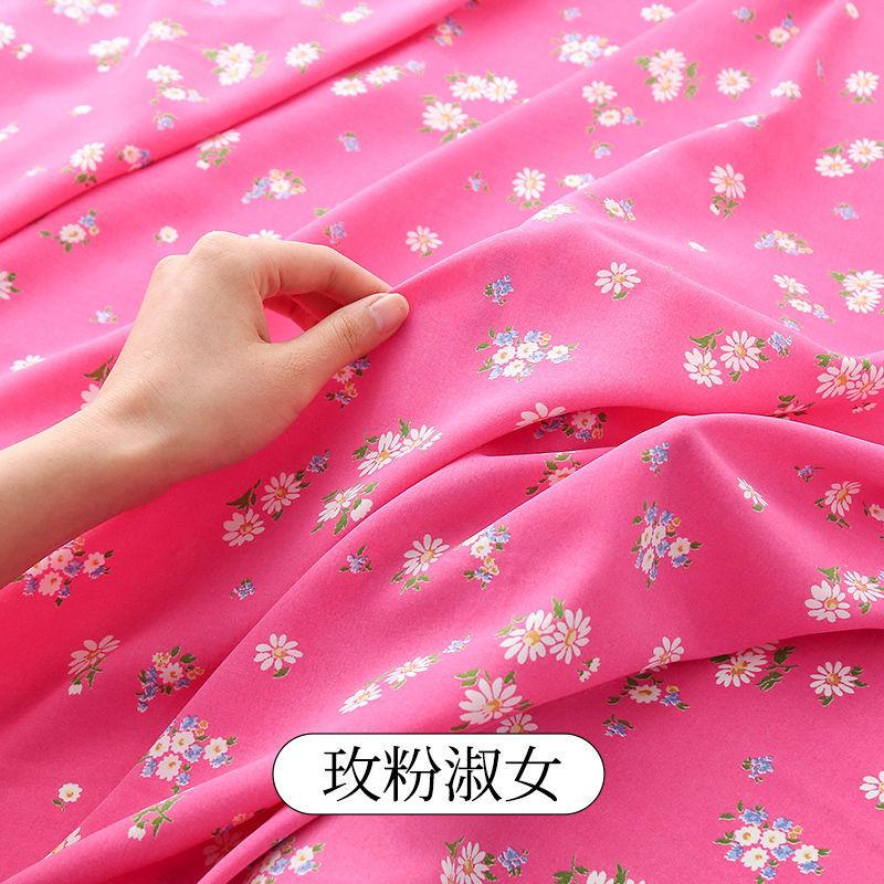 

Цветочные ткани шифон удобная ткань для одежды дизайн своими руками аксессуары пасторальный стиль милый драпированный рукоделие материал 150x100cm