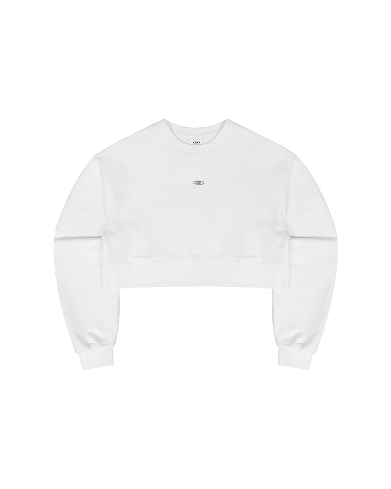 Кроп-толстовки с подвеской B  Рожден побеждать  [Белый] White/1