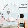 Silent Hamster Exercise Wheel: Transparent Treadmill and Stand for Boredom Relief and Fitness.