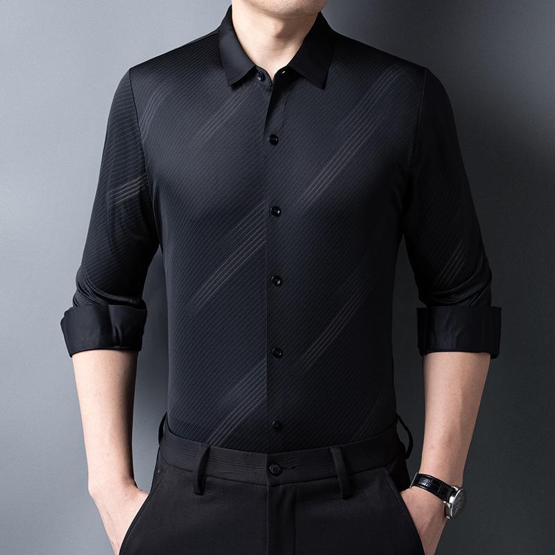 

Мужская рубашка с длинными рукавами, осенняя новая модная рубашка в корейском стиле, повседневная куртка, мужской универсальный топ для мужчин XXXXL