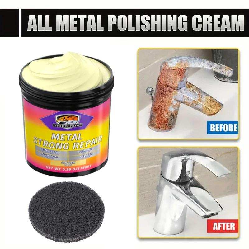 Metal Polishing Kit-Polishing Compound for Stainless Steel, Metal, Aluminum,chrome-plated Surfaces,etc.quickly Removes Scratches