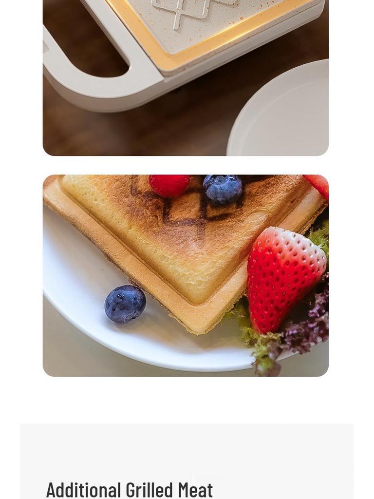 Multi-Functional Breakfast and Sandwich Maker – Crimping Toaster & Waffle Maker