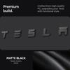 Spigen Tesla Model 3 Highland Rear Emblem Logo Sticker Premium Full PC Designed for Tesla Model 3 Accessories Black 2024-Present Decal, Coverage,