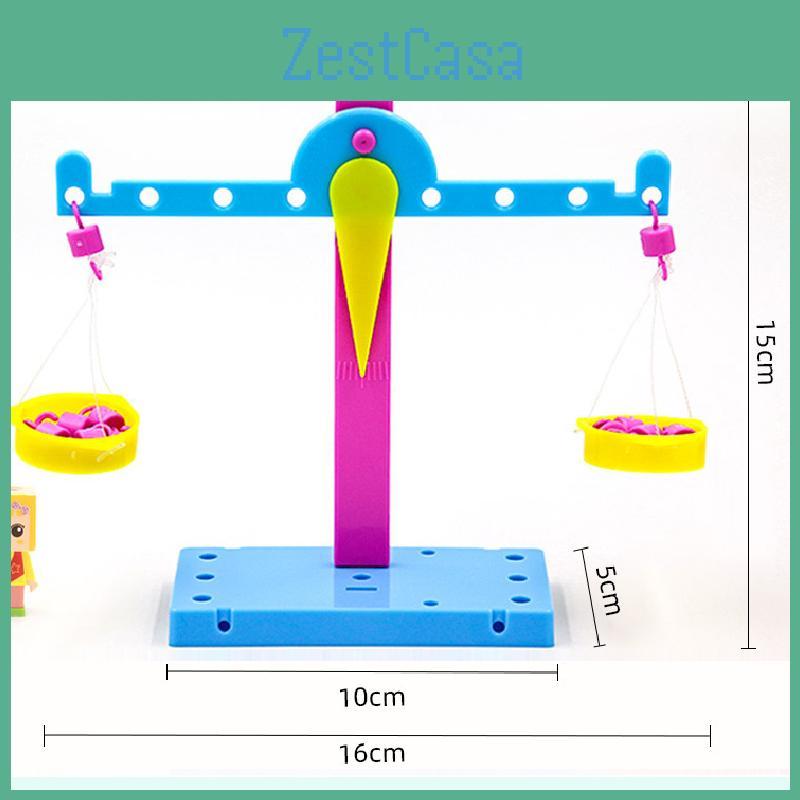 Ensemble de Matériaux Modèle d'Assemblage Balance d'Expérience Scientifique Jouet Puzzle pour Enfants Éducatif