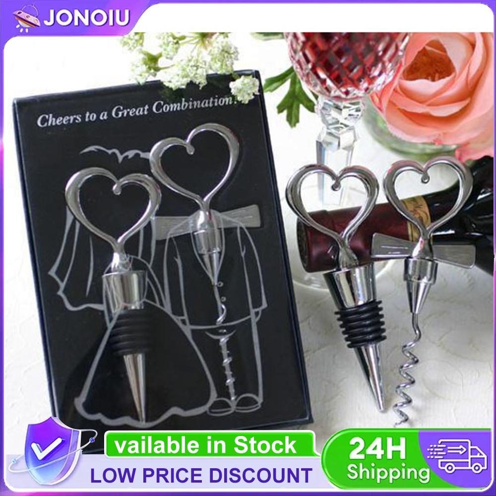 Love Heart Corkscrew Bottle Opener Set Stainless Steel Exquisite Bottle Opener Set Red Wine Openner Set for Guests Bottle Opener China Mainland