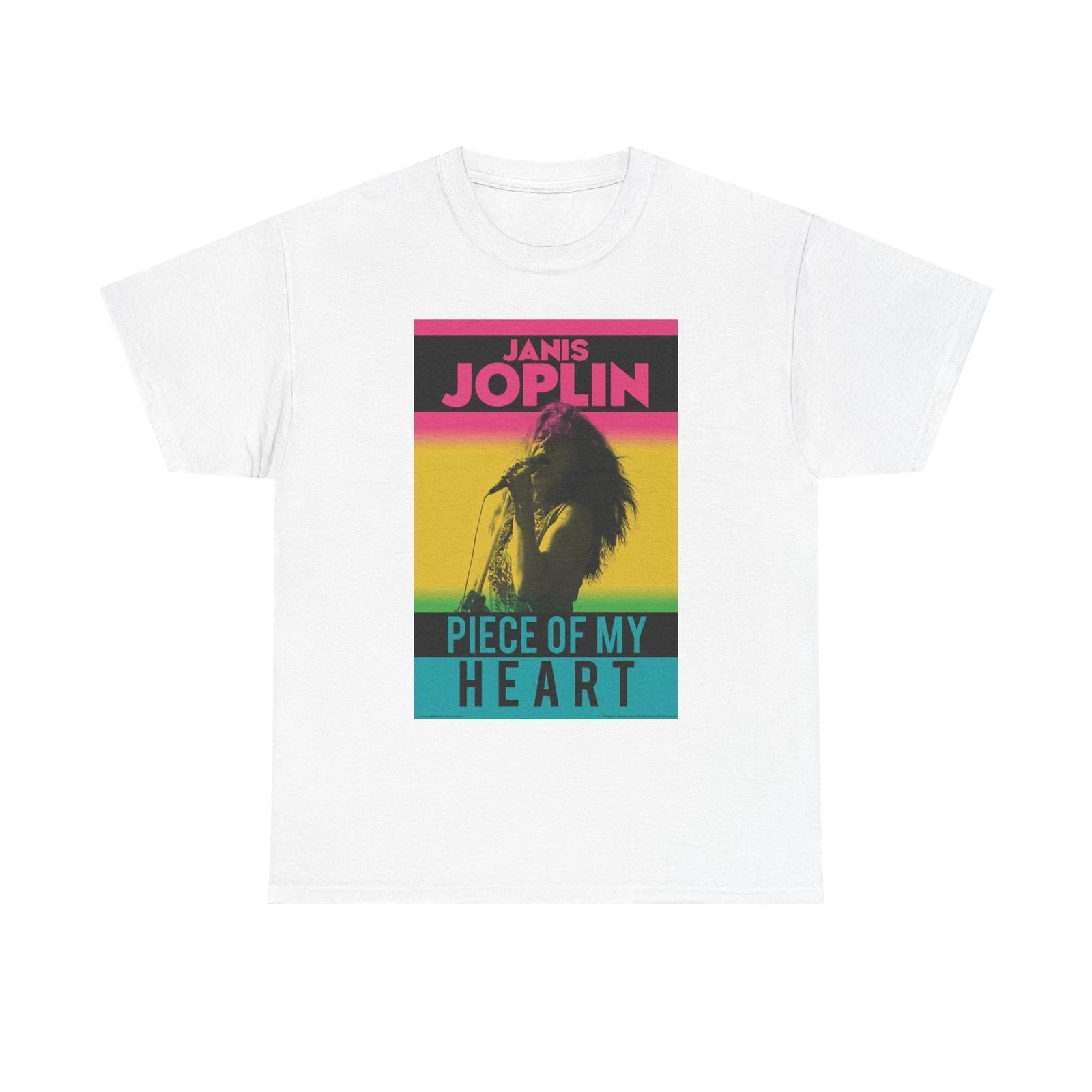 Men s and Women s T-shirts Janis Joplin Piece Of My Heart XXXL