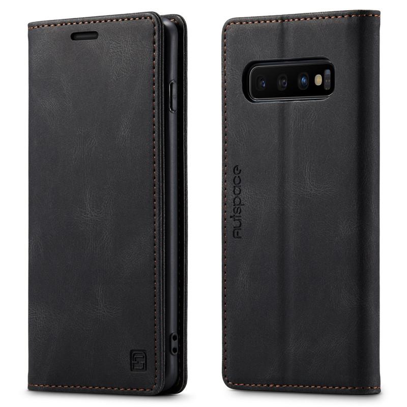 For Samsung Galaxy S10 Plus Case Wallet Magnetic Card Flip Flip Cover For Galaxy S10 Plus Case Luxury Leather Phone Cover Stand