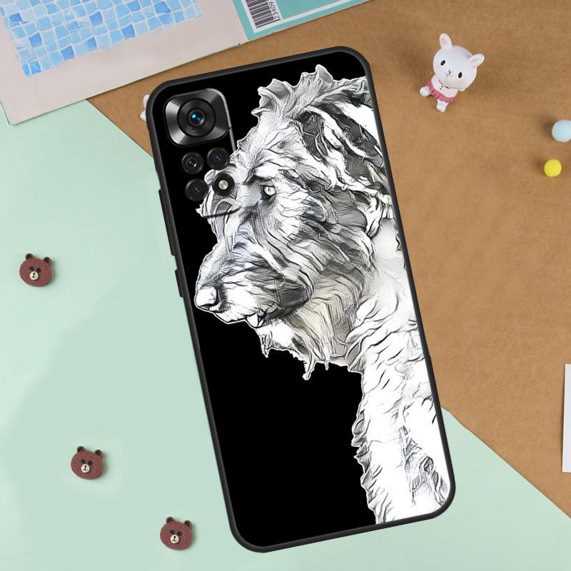Irischer Wolfshund Hundehülle Für Xiaomi Redmi 14C 10C 12C 13C Hülle Für Redmi Note 13 Pro 14 9 10 11 12 10S 11S 12S