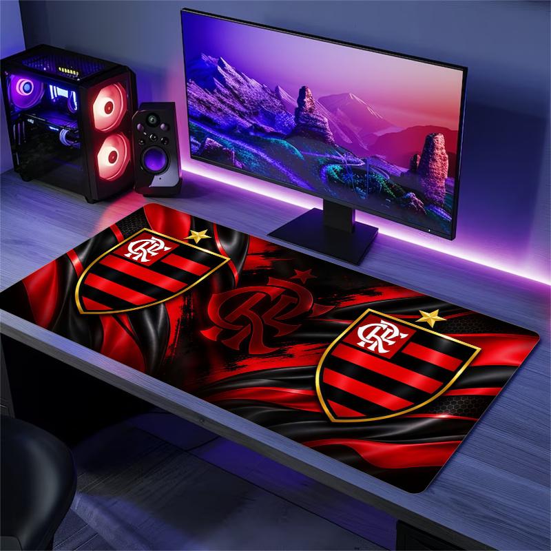 Flamengo Color Mouse Pad Large Gaming Table Cushion Non-slip Laptop Tablet Big Mousepad XXL Mat Mini PC Playmat With Lock edge