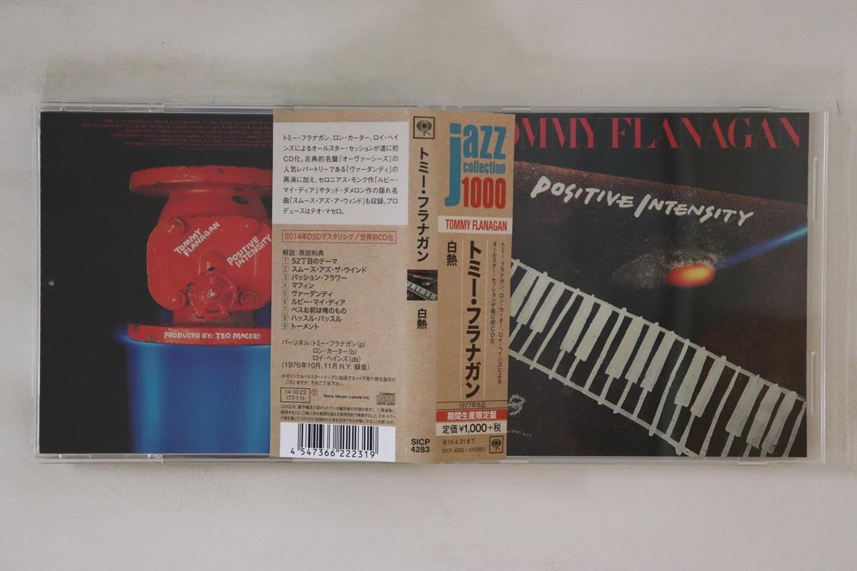 

CD TOMMY FLANAGAN - Positive Intensity SICP4283 Sony Records In 2014 Japan Obi Jazz Used