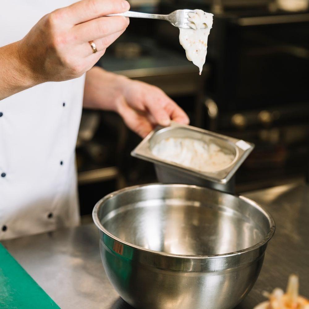 Miska Stalowa Kuchenna Misa Nierdzewna Do Sałatek 13 Cm, 650 Ml