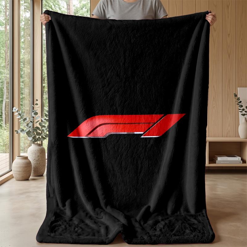 Coperta Morbida in Flanella Pile F1 Coperta Calda e Accogliente per Divano Letto Viaggio Uso in Tutte le Stagioni