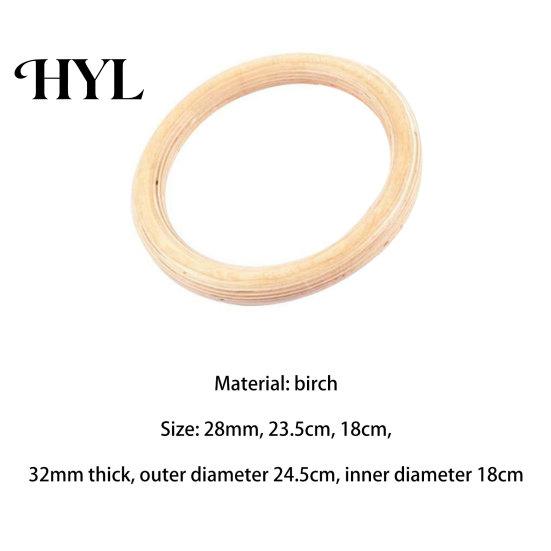 Pull Up Trainer Fitness Ring Exquisite Comfortable Indoor Rings Gymnastic Workout for Exercise