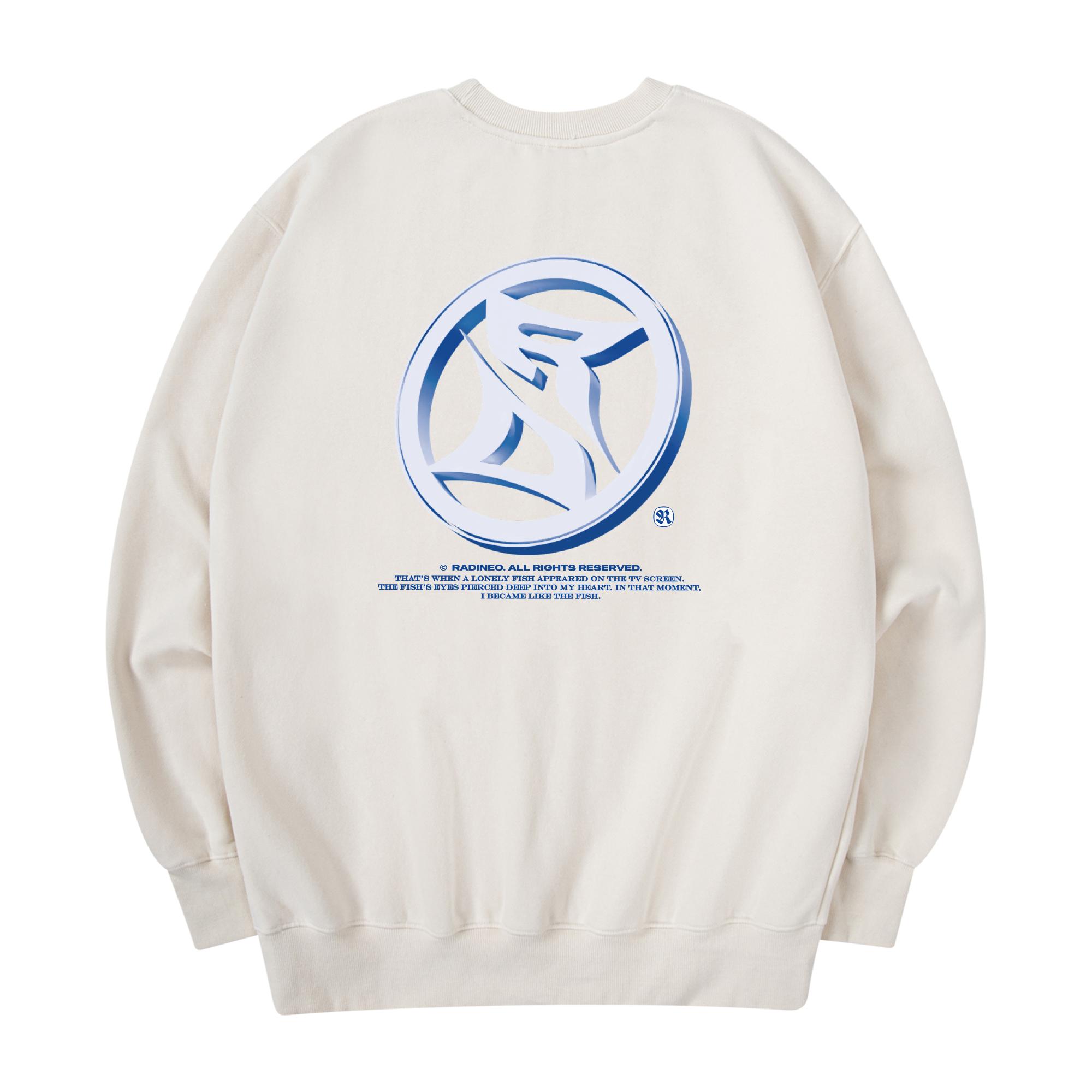 Свитшот Radineo с круглым логотипом Кремовый Cream (Cream)/M