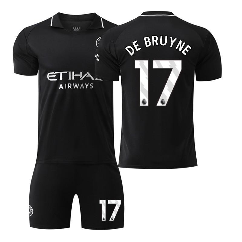 25-26 Manchester City Auswärts Nr. 9 Harland Fußballuniformen Set Herren 10 Galish 47 Foden 16 Rodrigo