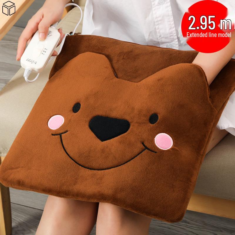 Elektrický ohřívač nohou a vyhřívaný sedák - Kompaktní vyhřívací podložka a horký obklad pro ženy