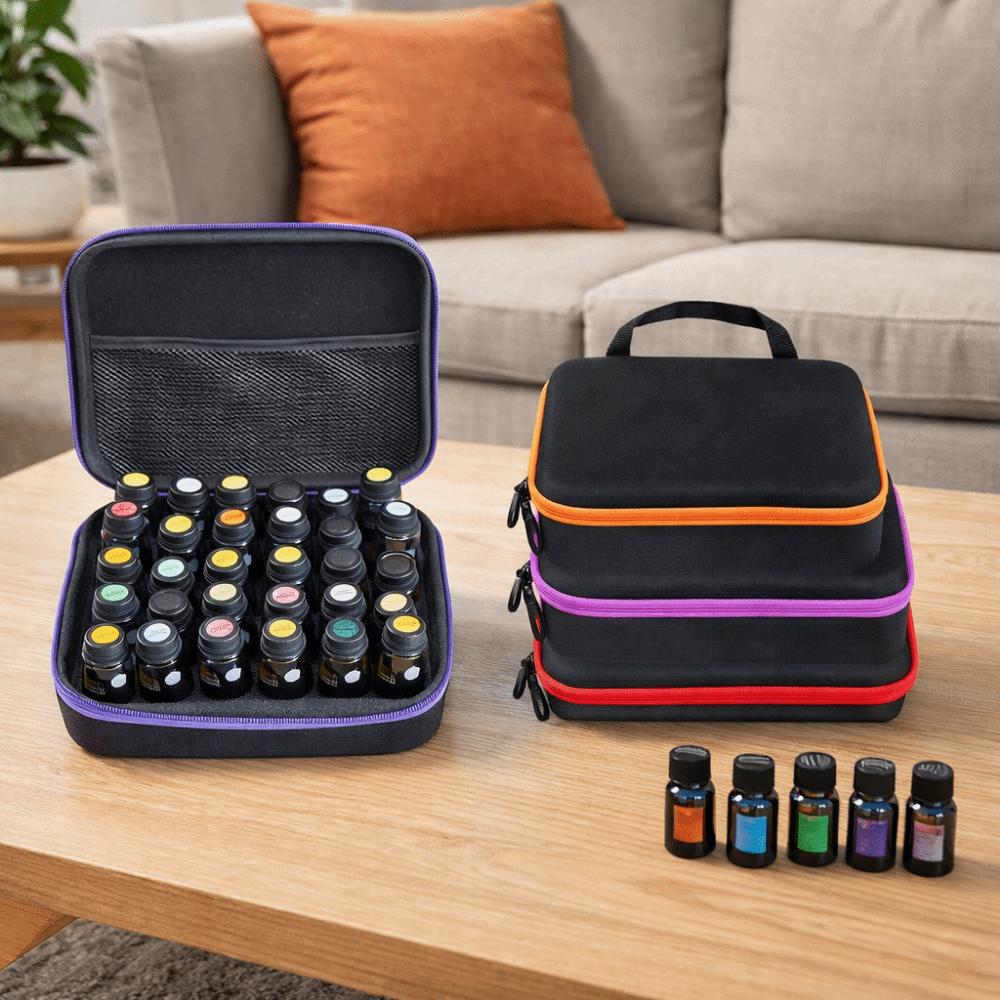 3 ML Essential Oil Storage Bag Large Capacity Insulin Case Oils Storage Organizer  for Home