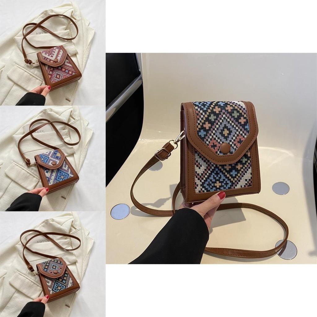 Chic Retro Women's Handbag Korean Style Vertical Phone Bag For Everyday Use