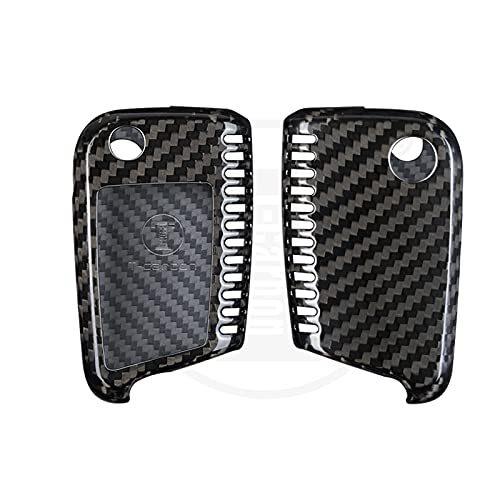 

Совместимость с T-углеродом: Volkswagen Golf 7 MK7 3-кнопочный чехол для автомобильного ключа из настоящего карбона чехол для смарт-ключа чехол для ключа защита ключа держатель для ключей (Тип сквозного отверстия