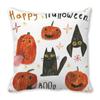 Halloween Horror Pumpkin Print Pattern Cushion Cover for Home Living Room Sofa Decoration Square Polyester Pillowcase