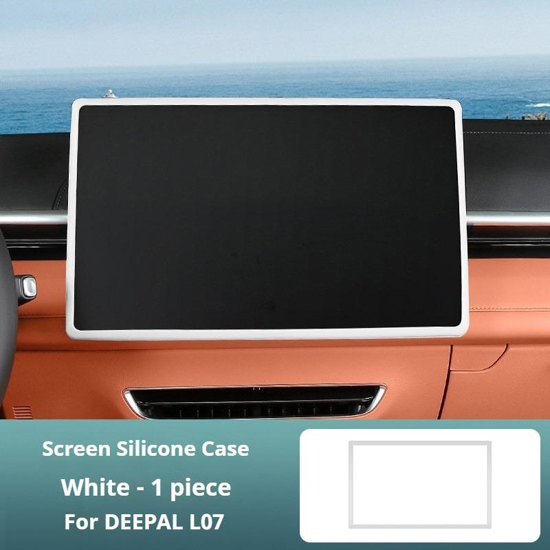 For Changan DEEPAL S05 S7 S07 S09 L0607 Car Navigation Screen Silicone Protective Cover Scratch Resistant Interior Accessories