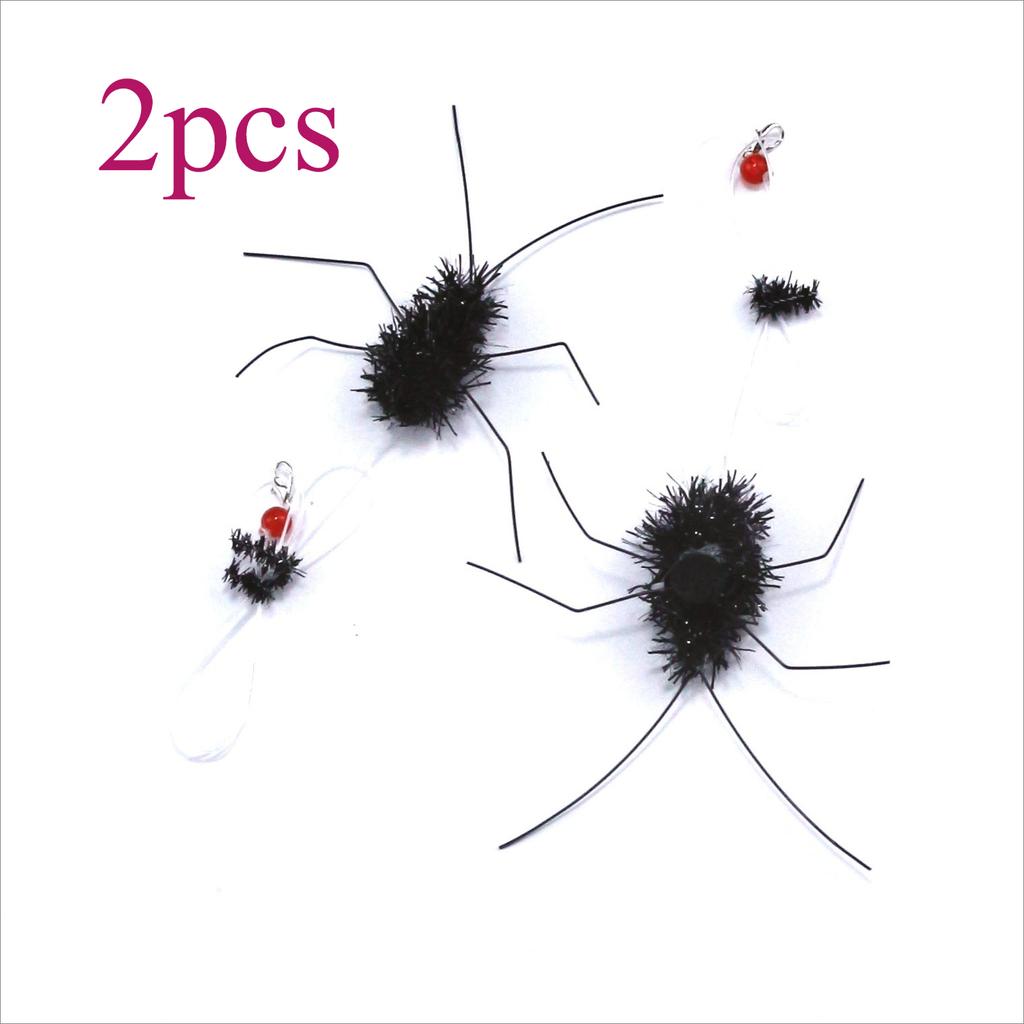 2pcs Black Artificial Insects Cat Teasing Stick Change Head Toy Pet Supplies Toys