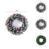 Plush Pvc 11.8-23.6in Christmas Wreath Home Decoration Xmas Gift