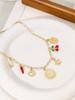 Collier Charms Œil Maléfique pour Femmes Mignon Cœur Couleur Or Bohème Colliers Soleil Lune Piment Pendentif Bijoux de Soirée Haute Qualité