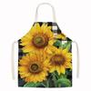 Thanksgiving Sunflower & Pumpkin Oil-Proof Kitchen Apron