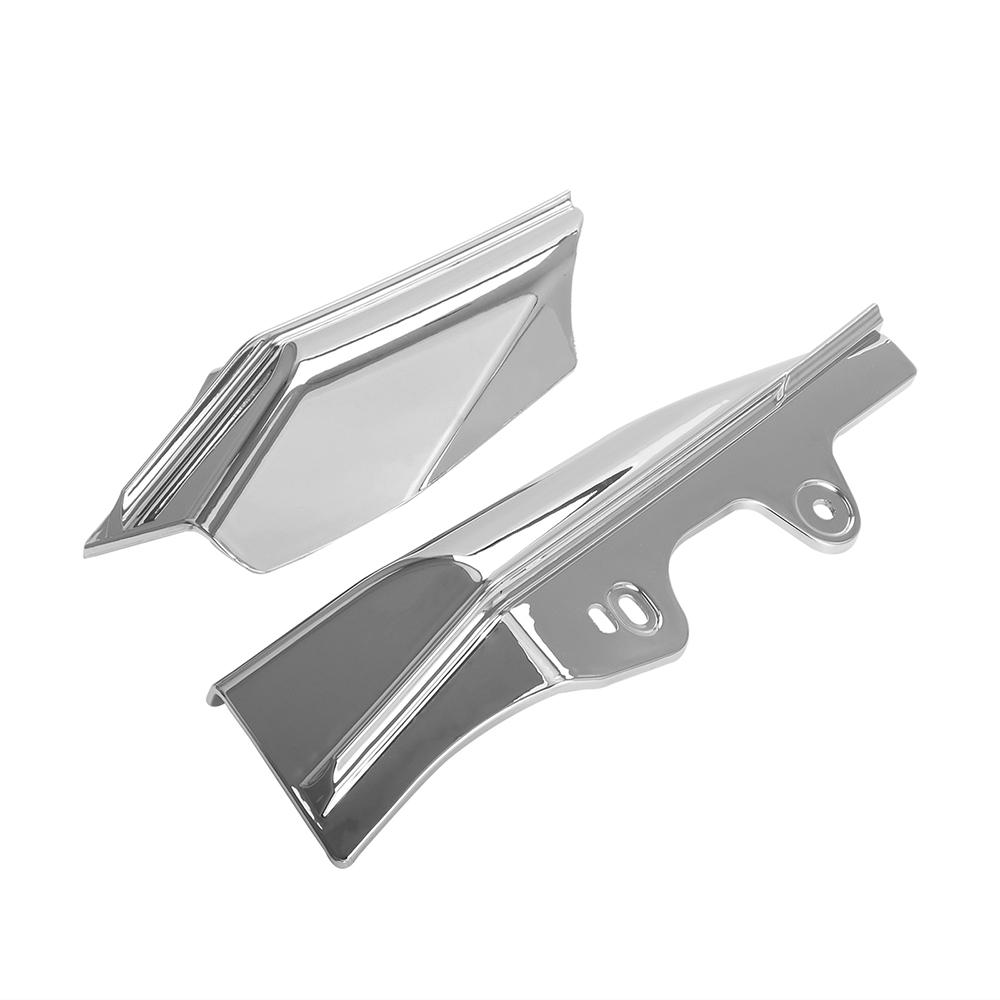 Motorcycle Mid-Frame Air Deflector Heat Shield Cover Black For Harley Touring Road King Electra Street Glide 2001-2008