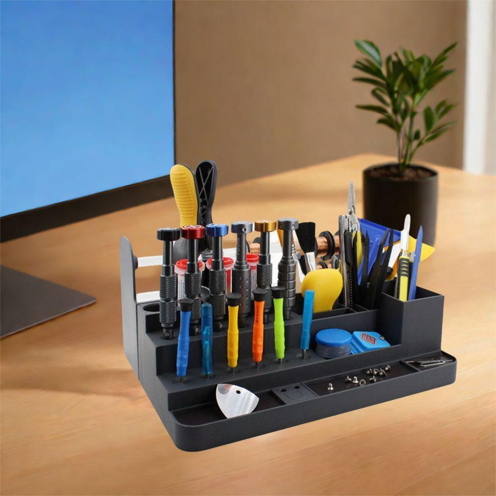 Plastic Screwdriver Holder Large Capacity Phone Repair Tool Holder  for Home