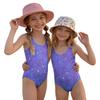 Mädchen Badeanzug Pailletten-Print Ärmellos Kinder Badebekleidung Bequeme Passform Leichter Stoff Geeignet für Sommer Strand Pool