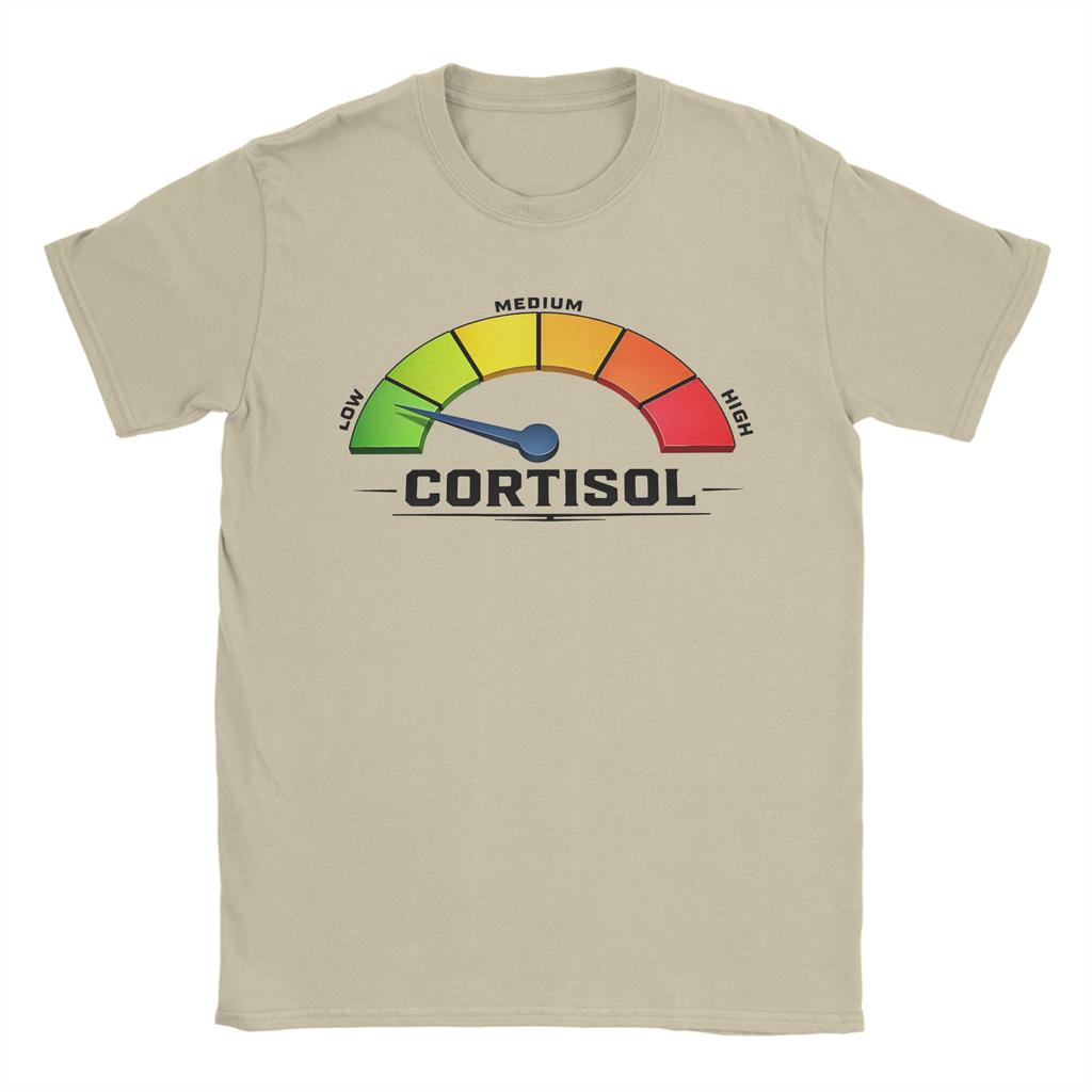 Casual TShirt Beach Low Cortisol Levels v Memes Leisure TShirts Cotton Tshirt for Couple Y2K Basic Hot Sale Short Sleeve Tops