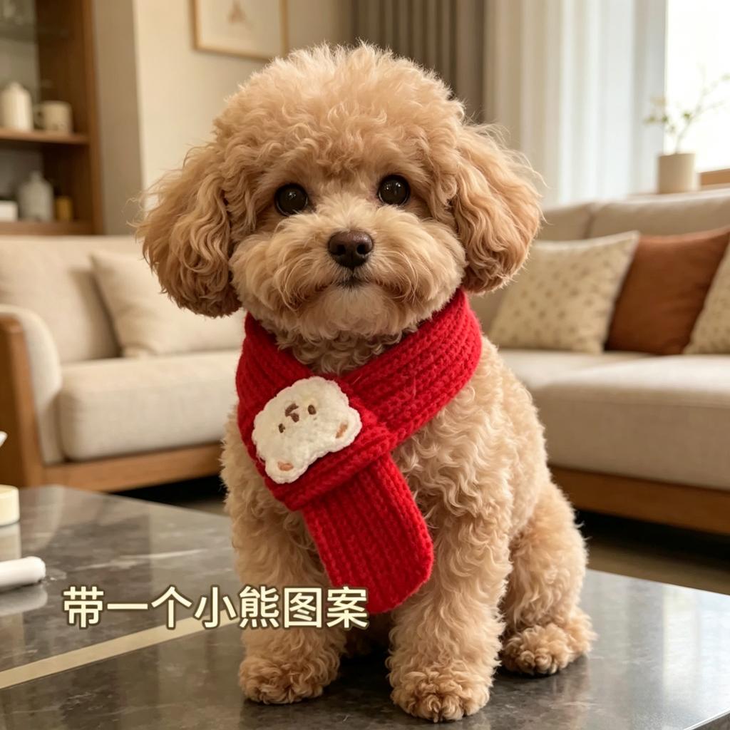 Winter Warm Puppy Dog Cat Scarf Cute Christmas Pet Accessories Small Medium Dogs Poodle Yorkshire Scarves Mascotas Products