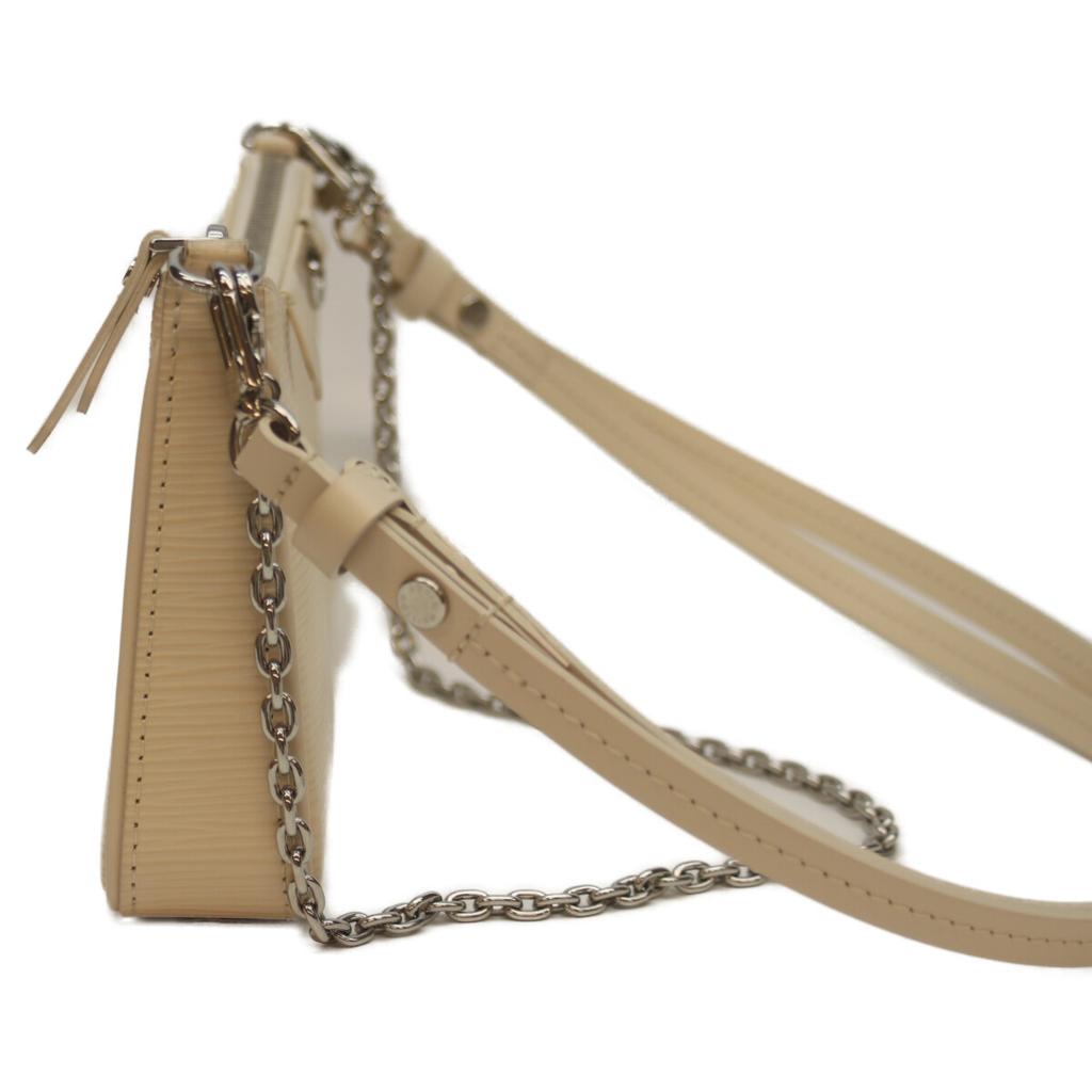 Louis Vuitton M80479 21 Jahre alter Epi Cream Easy Pouch Umhängetasche Anspruch Gebraucht
