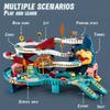 Electric Dinosaur Mountain Road Rail Children Puzzle Playful Toy Adventure Car Small Train Car Parking Lot Ideal For Boys Birthday Gift Idea